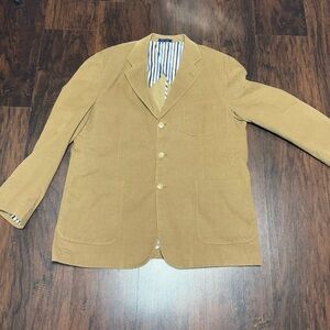 T Harris London Men's Tan Corduroy Jacket XL